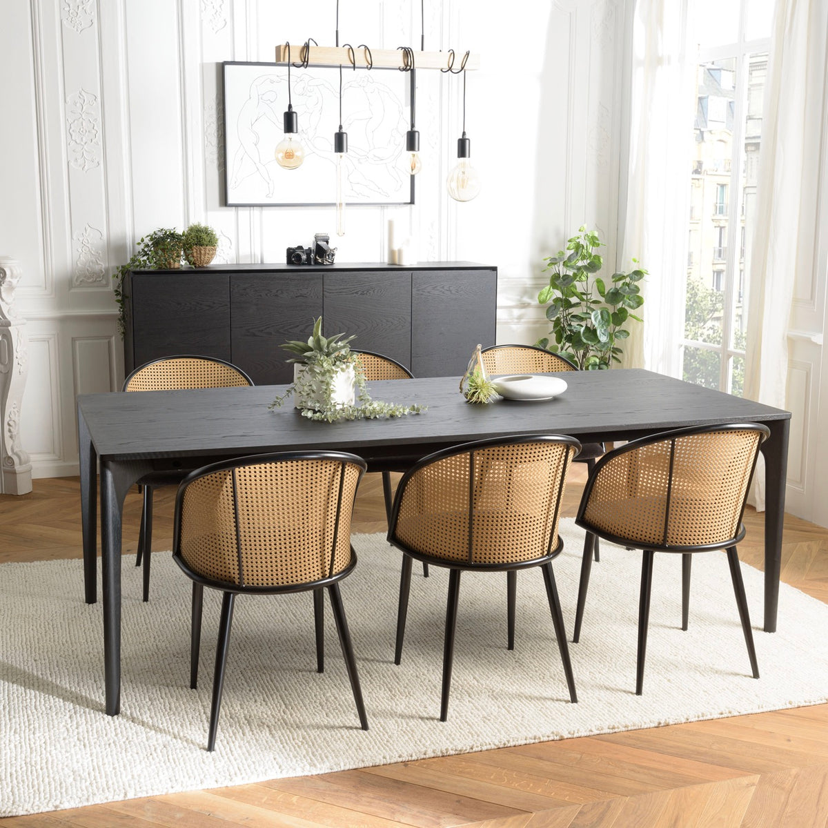 Maxence - Mesa de Comedor - Negro
