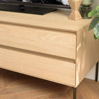 Maxendre - Mueble TV - Roble claro