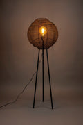 Meezan - Floor lamp - Iron - Black