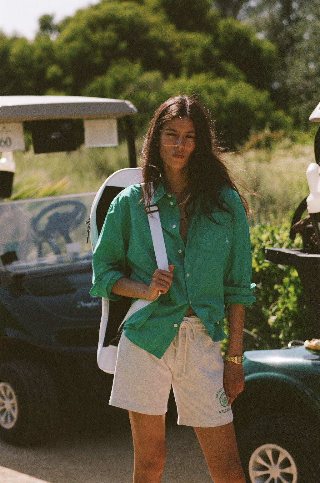 Chemise Src Oversized - Caribbean/White - Femme