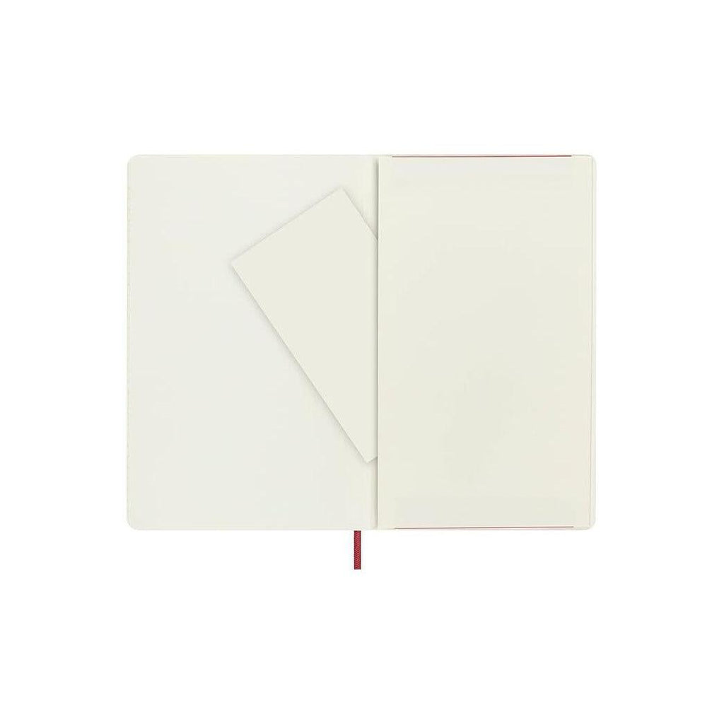 Carnet Ligné (Ruled Notebook) - Large - Couverture En Cuir - Rouge