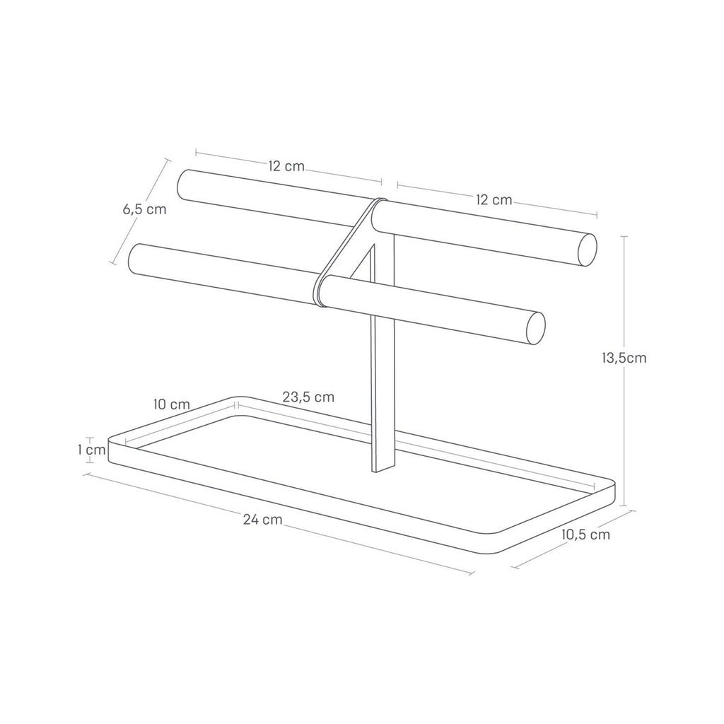 Watch & Accessory Stand - Tosca - White