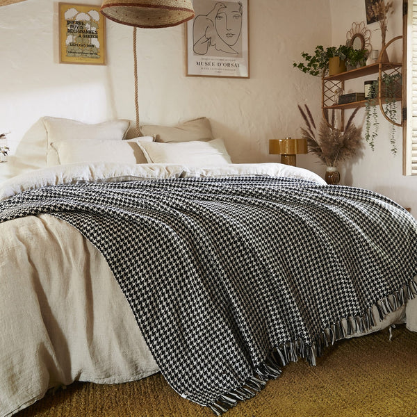 Fringed Bedspread - Recycled - Gaspard