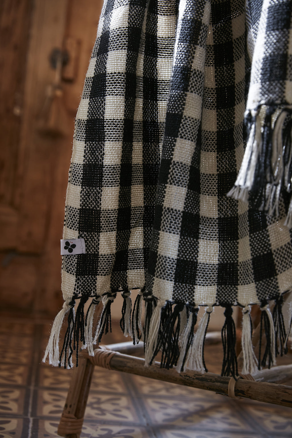 Fringe Throw - Recycled - Gabriel - Printed