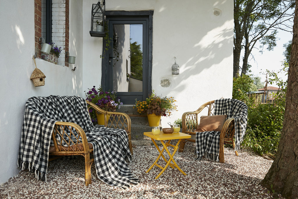 Fringe Throw - Recycled - Gabriel - Printed