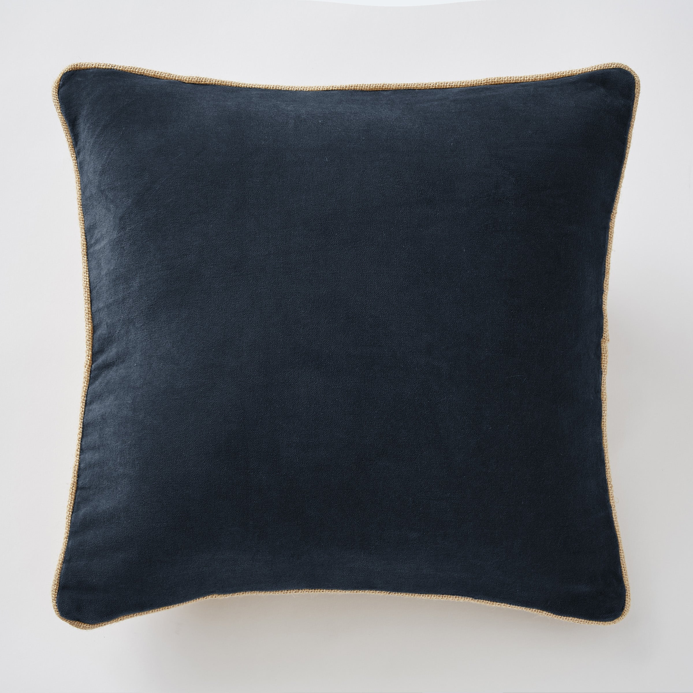Cesar - Coussin Déhoussable - Velours De Coton - Minuit
