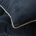 Cesar - Coussin Déhoussable - Velours De Coton - Minuit