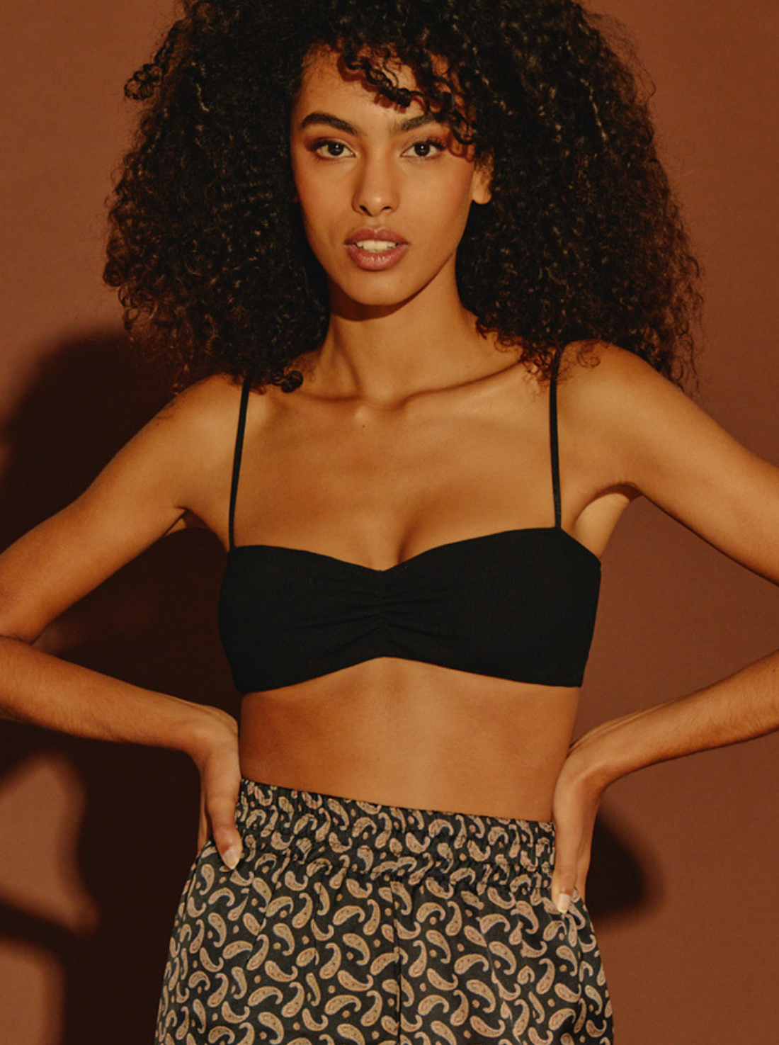 Brassière Heart Night Stripes