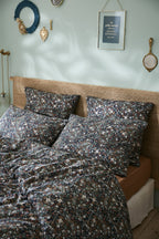 Pillowcase - Cotton Gauze - Nasturtium - Midnight