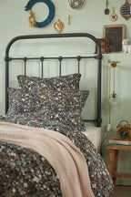 Duvet Cover - Cotton Gauze - Nasturtium - Midnight