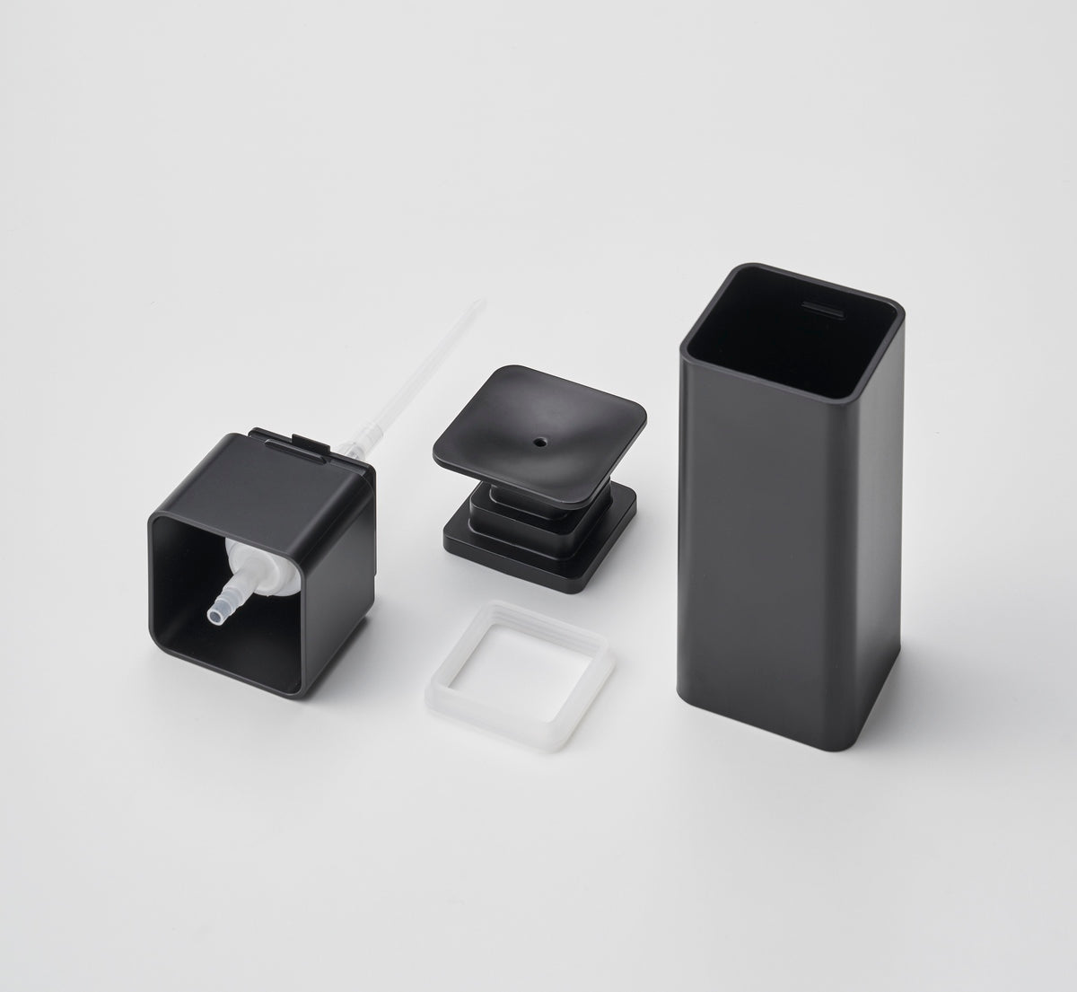 Soap Dispenser with Pump - Tower - Black