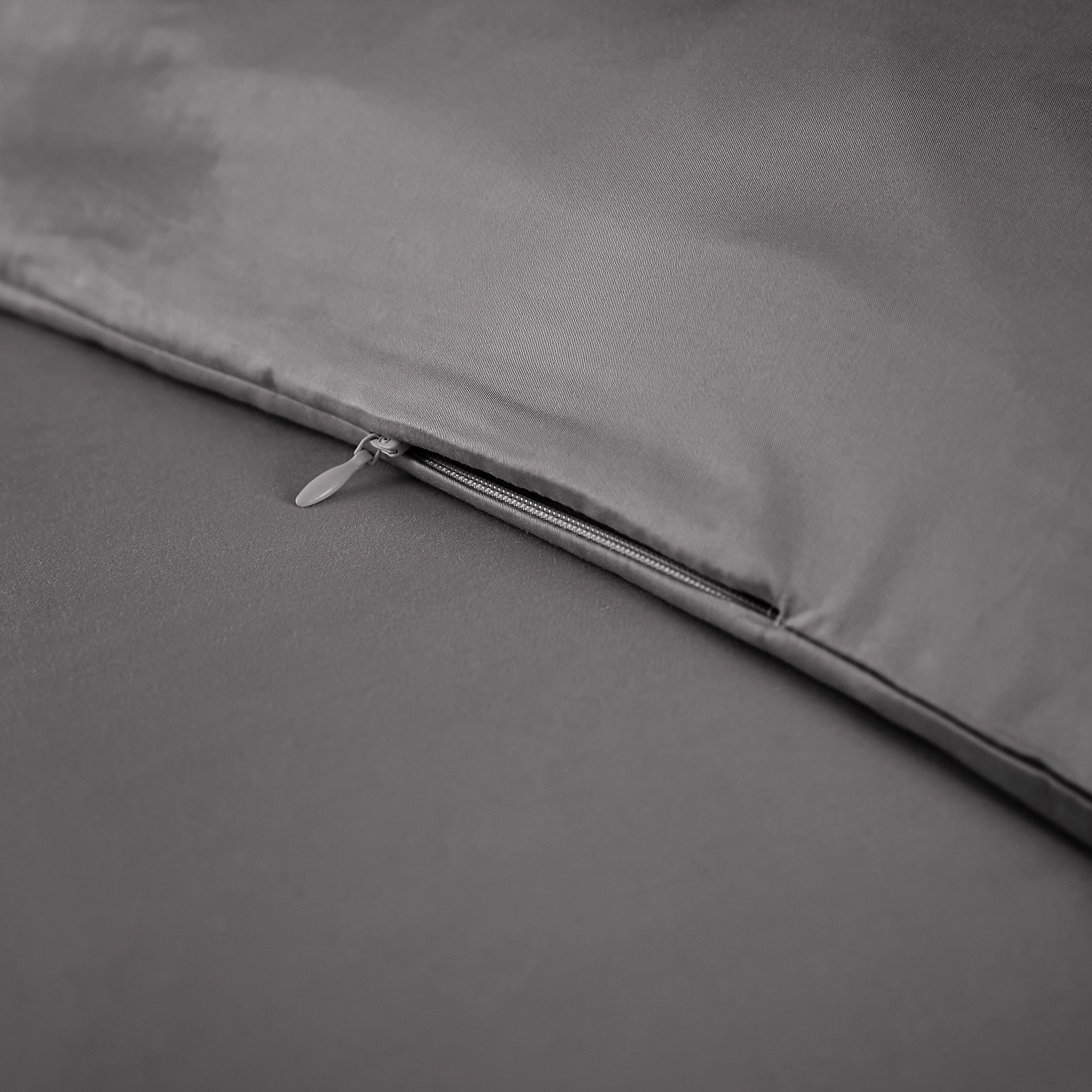 Salomé - Housse De Couette - Viscose De Bambou - Granit
