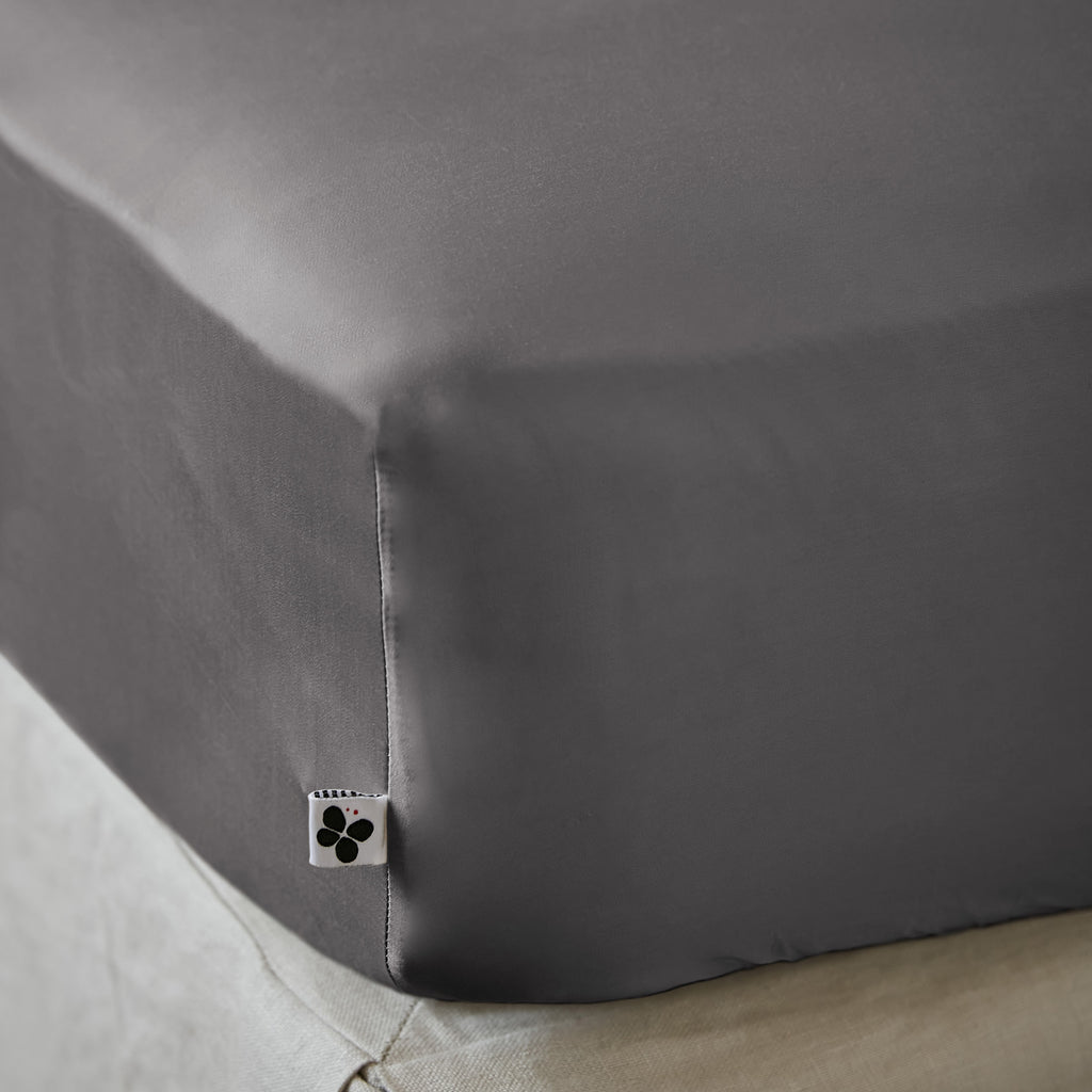 Fitted Sheet - Bamboo Viscose - Salomé - Granite