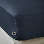 Fitted Sheet - Bamboo Viscose - Salomé - Midnight