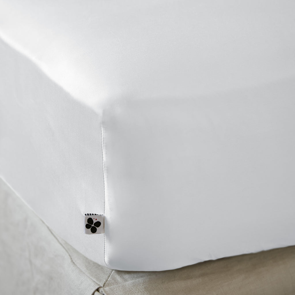 Salomé - Drap Housse - Viscose De Bambou - Chantilly