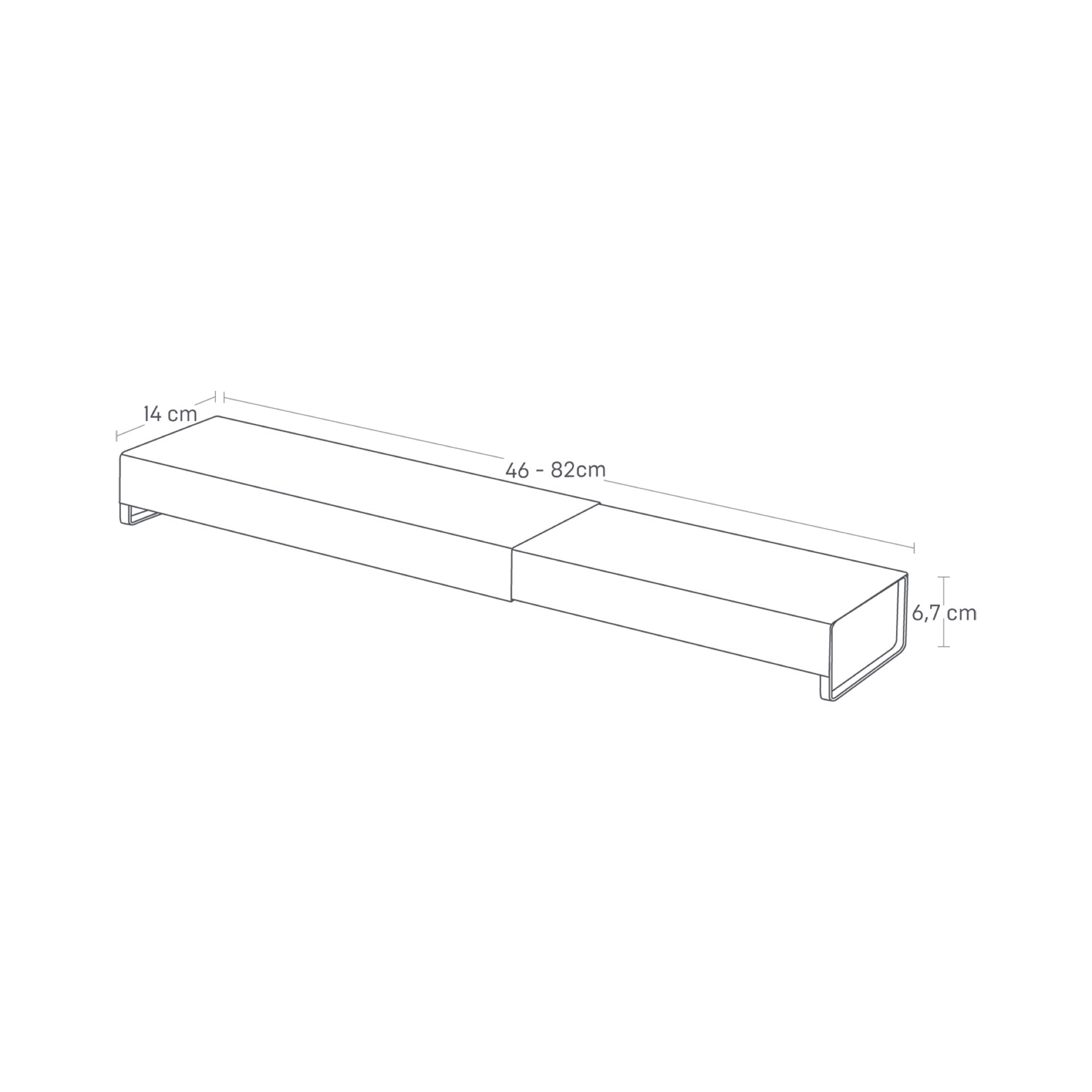 Couvercle De Ventilation Extensible - Tower - Noir