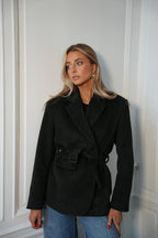 Veste Blazer En Laine Olivia - Vert Sapin