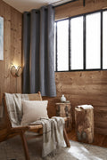 Blackout Curtain + Fleece - Polyester - Bjorn - Titanium