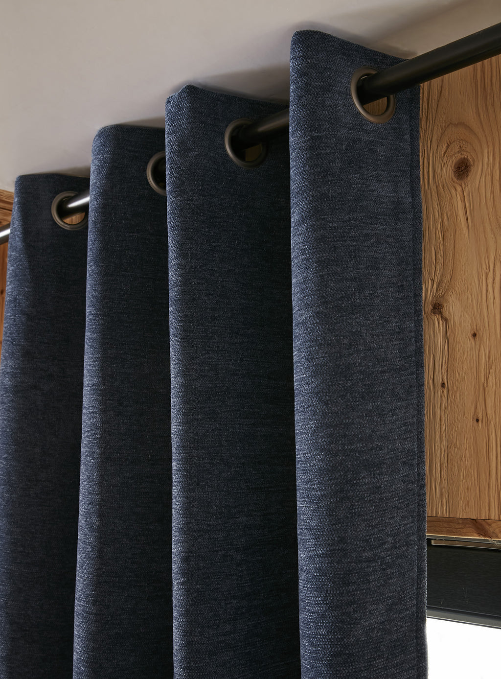 Blackout Curtain + Fleece - Polyester - Bjorn - Midnight