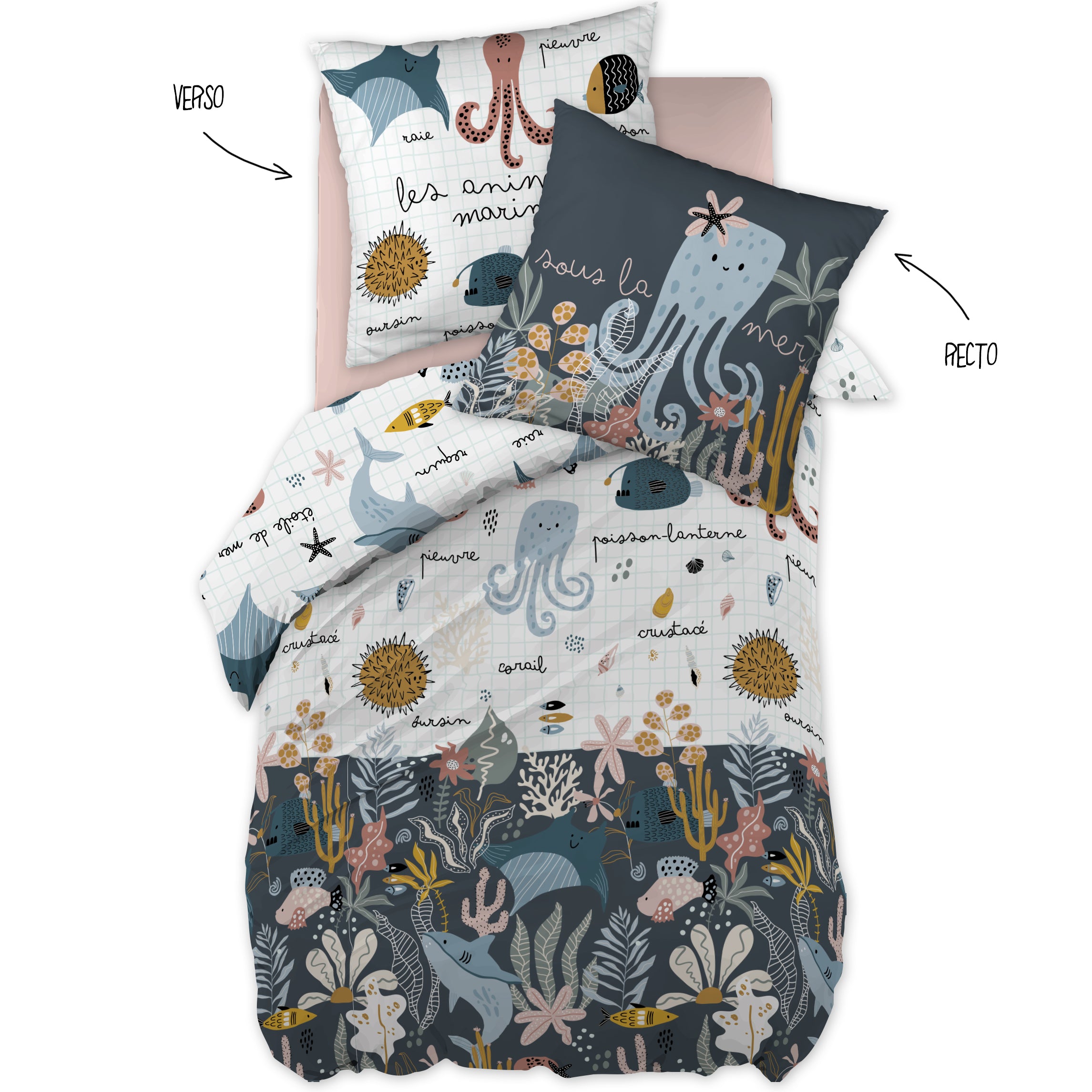 Bedding Set - Printed Cotton - Octopia