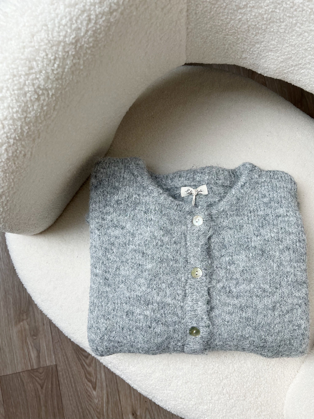Cardigan Charlie grigio