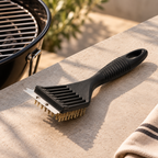Art Culinaire - Brosse Pour Grille De Barbecue - Grill 22 Cm - Pp + Acier Inoxydable 430 - Noir