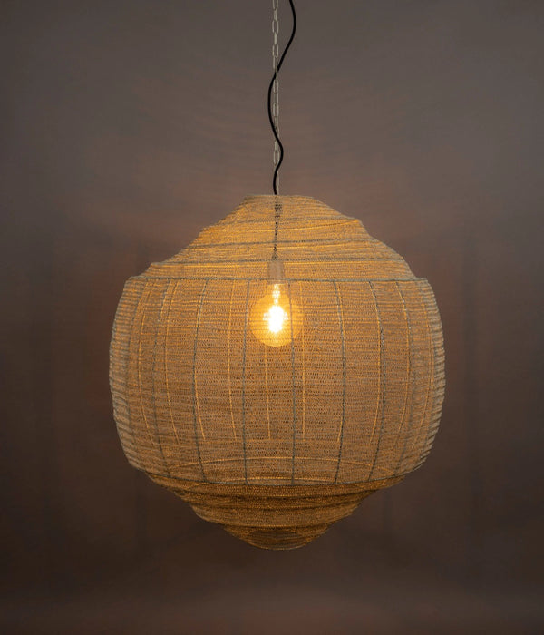 Meezan XL - Pendant Light - Iron - Grey/Gold