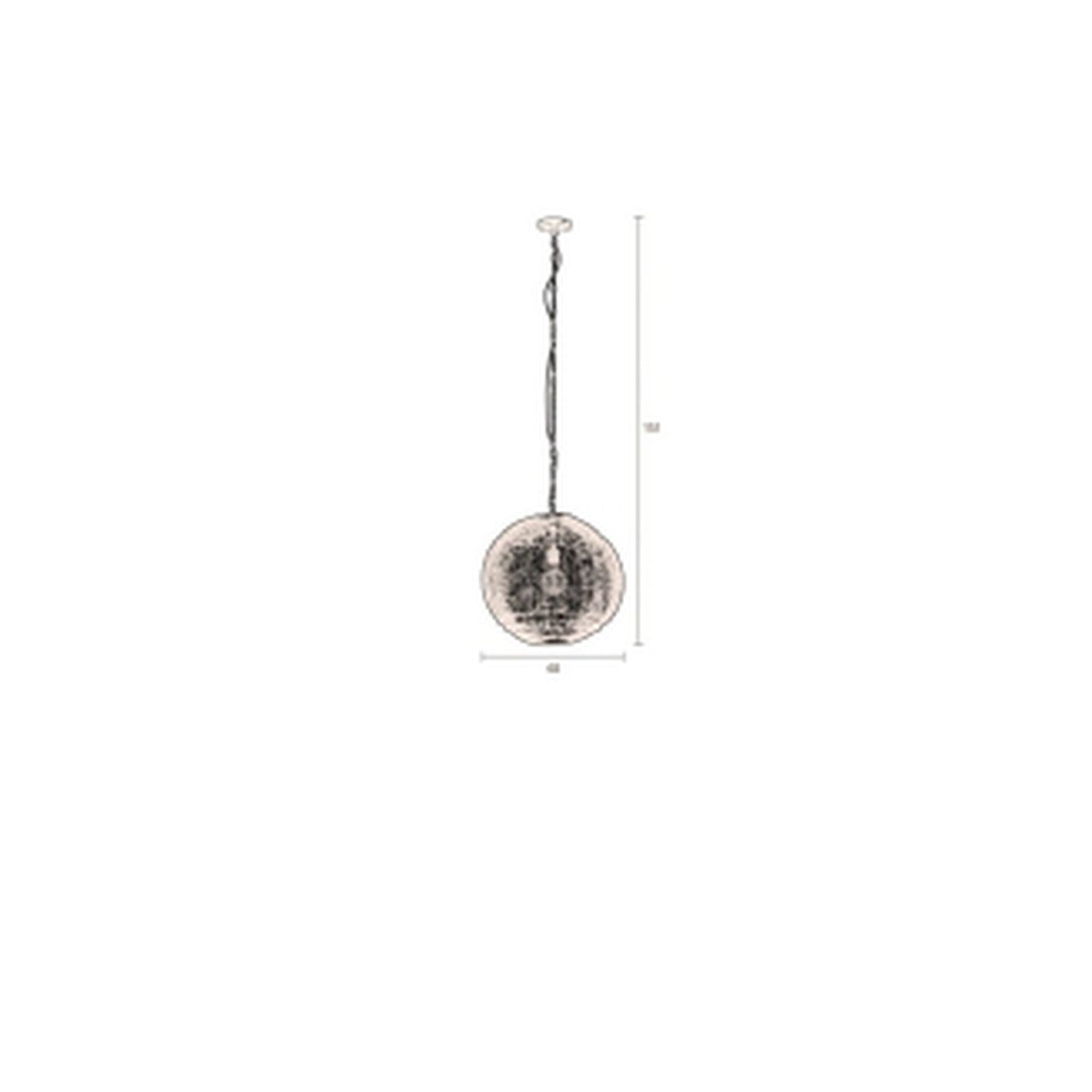 Meezan M - Pendant Light - Iron - Black