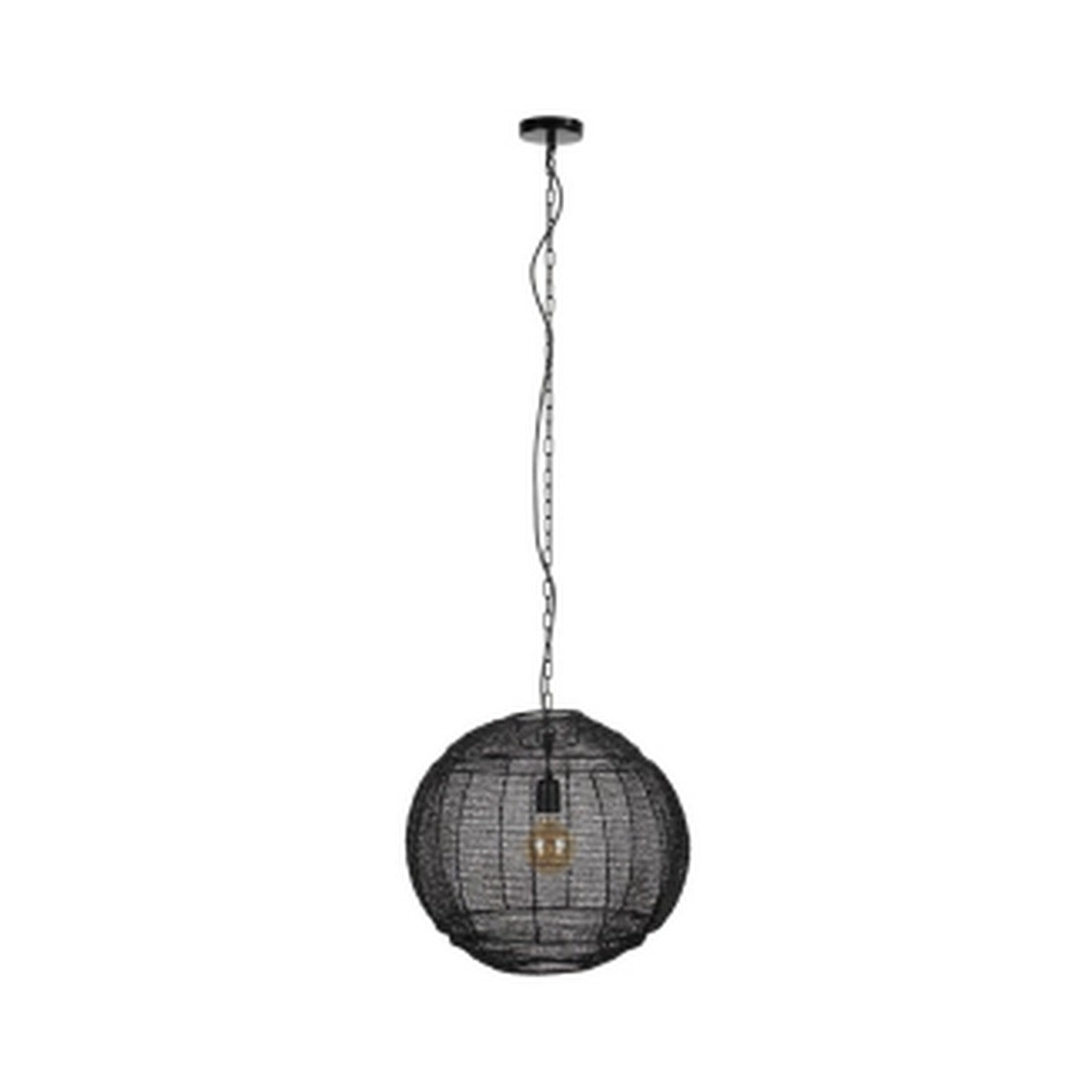Meezan M - Pendant Light - Iron - Black