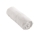 Gaia - Drap Housse - Double Gaze De Coton - Chantilly