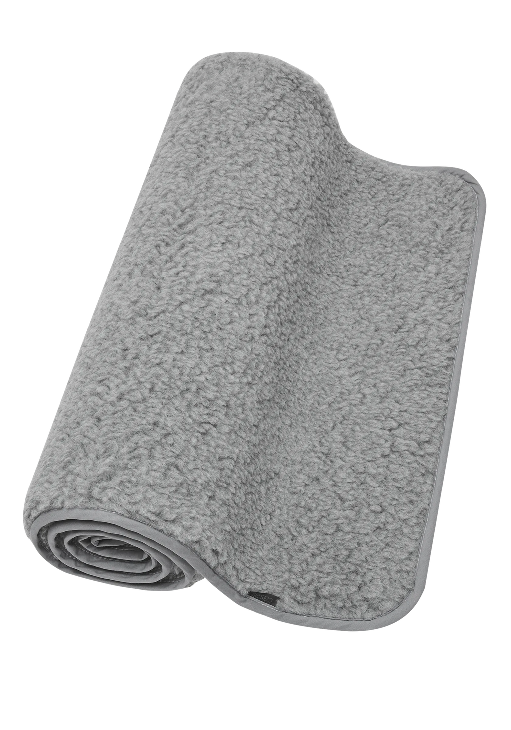 Yoga Mat Natural Wool 200X75Cm - Grey