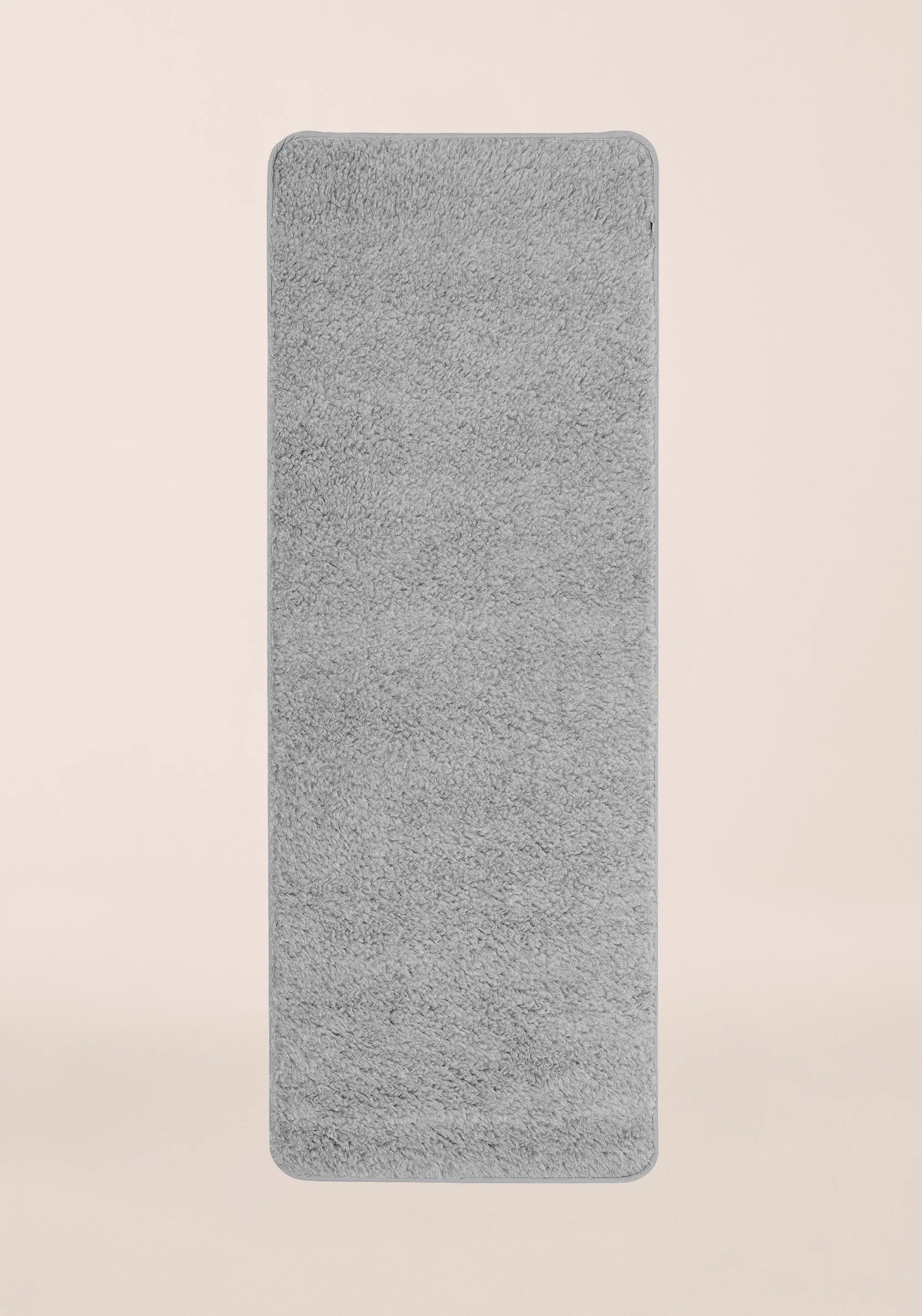 Yoga Mat Natural Wool 200X75Cm - Grey