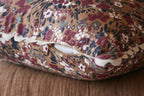 Cojín Desenfundable De Gasa De Algodón Estampada - Capucine - Camel