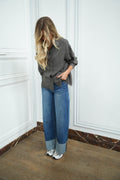 Jeans Met Omslag Alban - Blauw