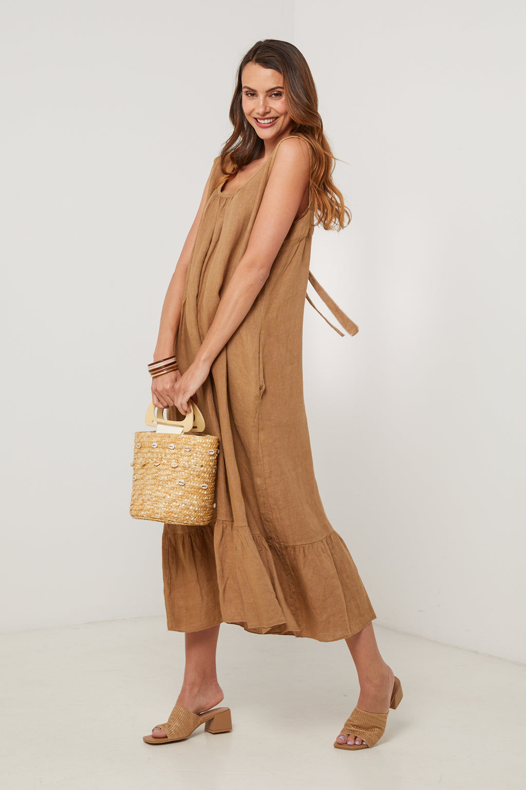 Robe - Camel - Femme