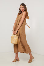 Robe - Camel - Femme