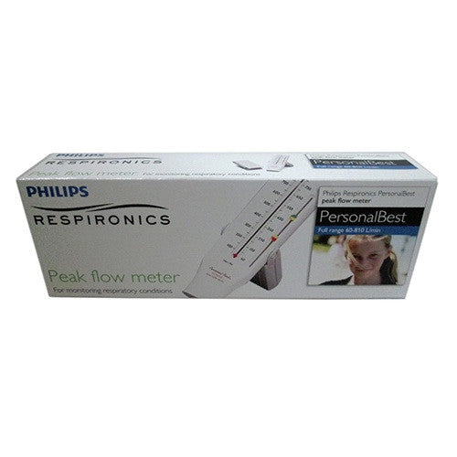Respironics Personal Best Peak Flow Meter, Full Range (60-810 L/min) - 1 ea