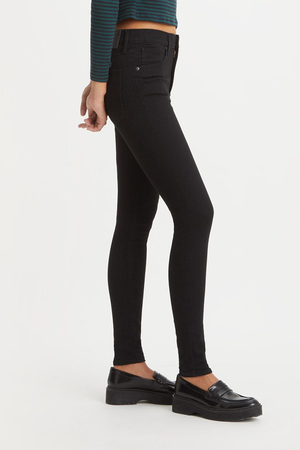 Levi'S Mile High Super Skinny Black Celestial Size W23L30 | Skinny Pants Outlet | Women | Black