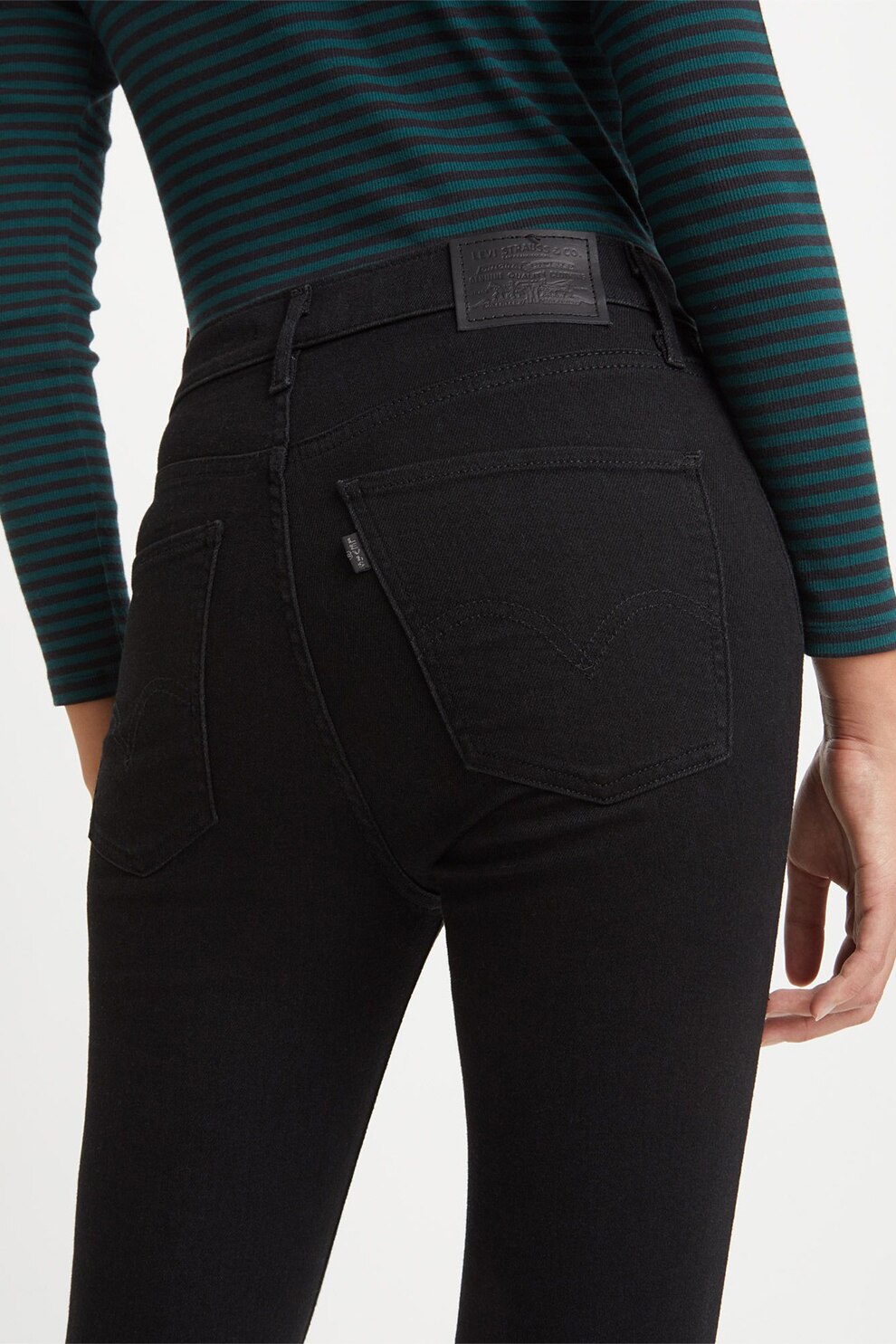 Levi'S Mile High Super Skinny Black Celestial Size W23L30 | Skinny Pants Outlet | Women | Black