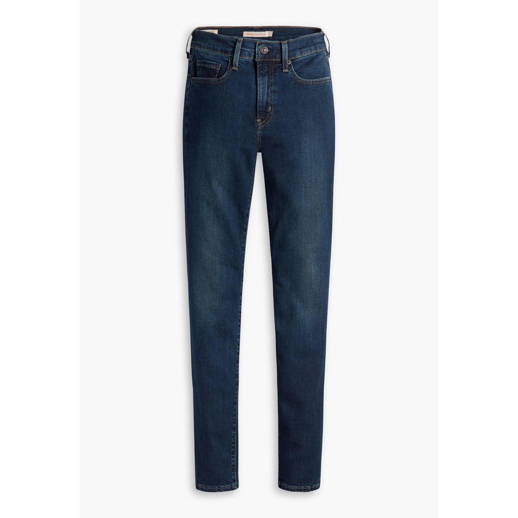 Jean Droit Taille Haute Levi's 724 Bleu Foncé