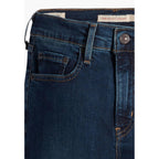 Jean Droit Taille Haute Levi's 724 Bleu Foncé