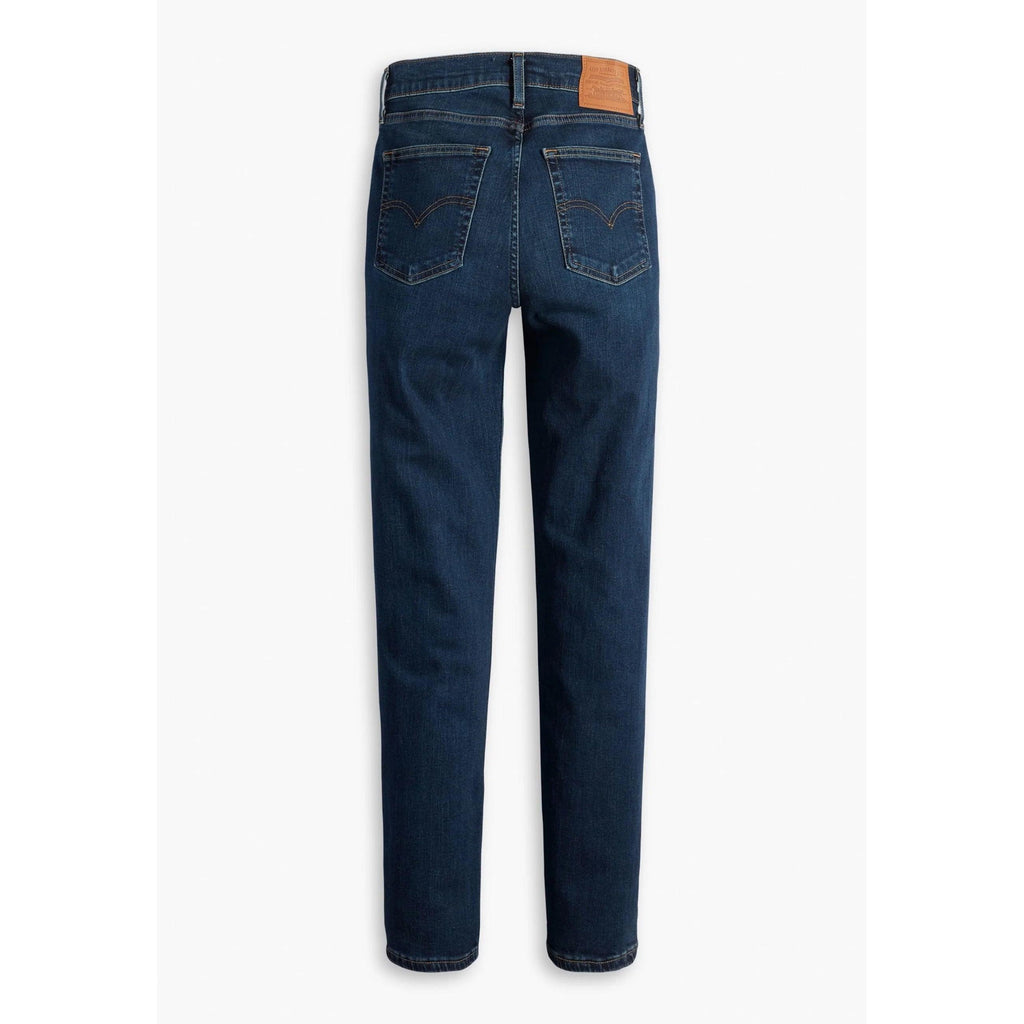 Jean Droit Taille Haute Levi's 724 Bleu Foncé