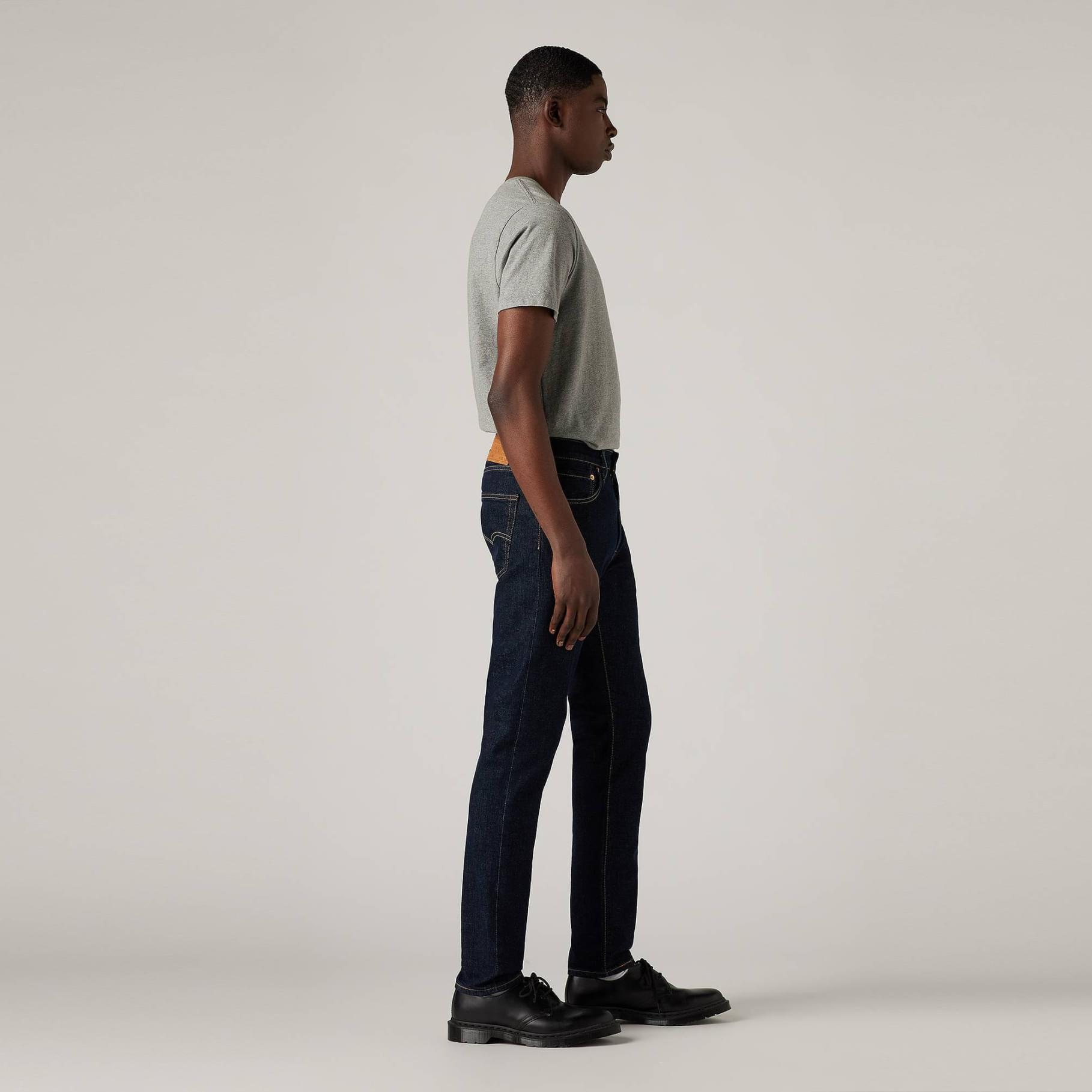 Jean Slim Tapered Taille Mi-Haute Levi's 512 Bleu Foncé