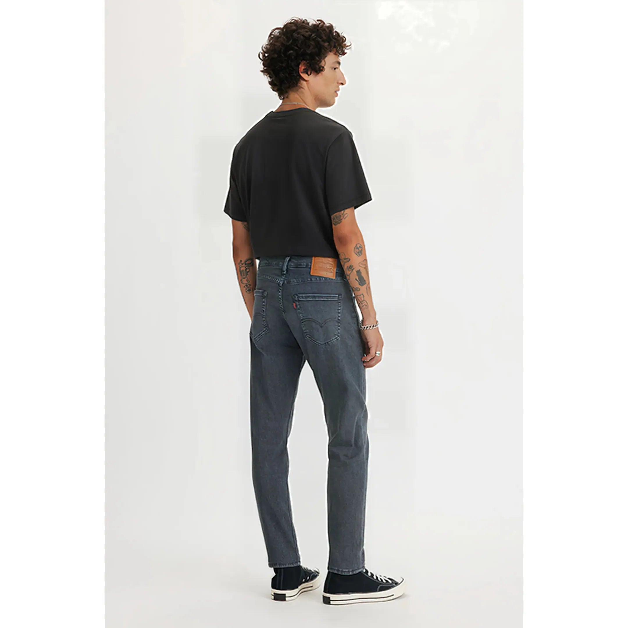 Jean Slim Tapered Taille Mi-Haute Levi's 512 Bleu