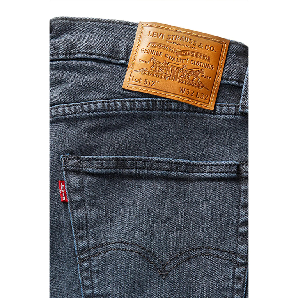 Jean Slim Tapered Taille Mi-Haute Levi's 512 Bleu