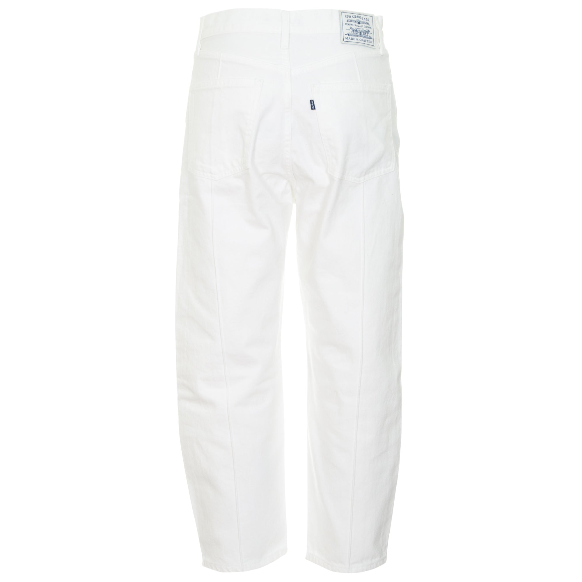 Jean Relaxed Taille Haute Levi's Blanc