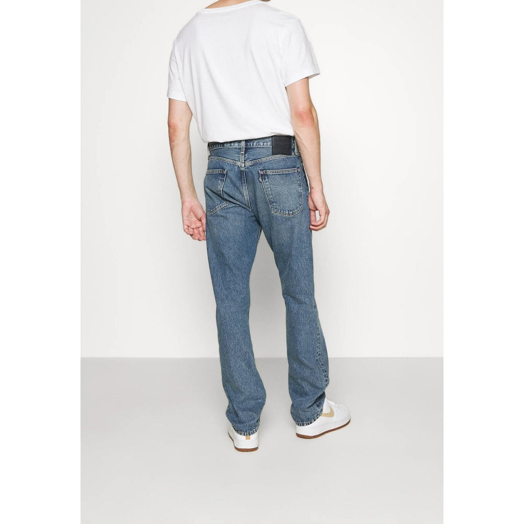 Levi's Column High-Waisted Straight Blue Jeans