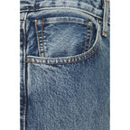 Levi's Column High-Waisted Straight Blue Jeans