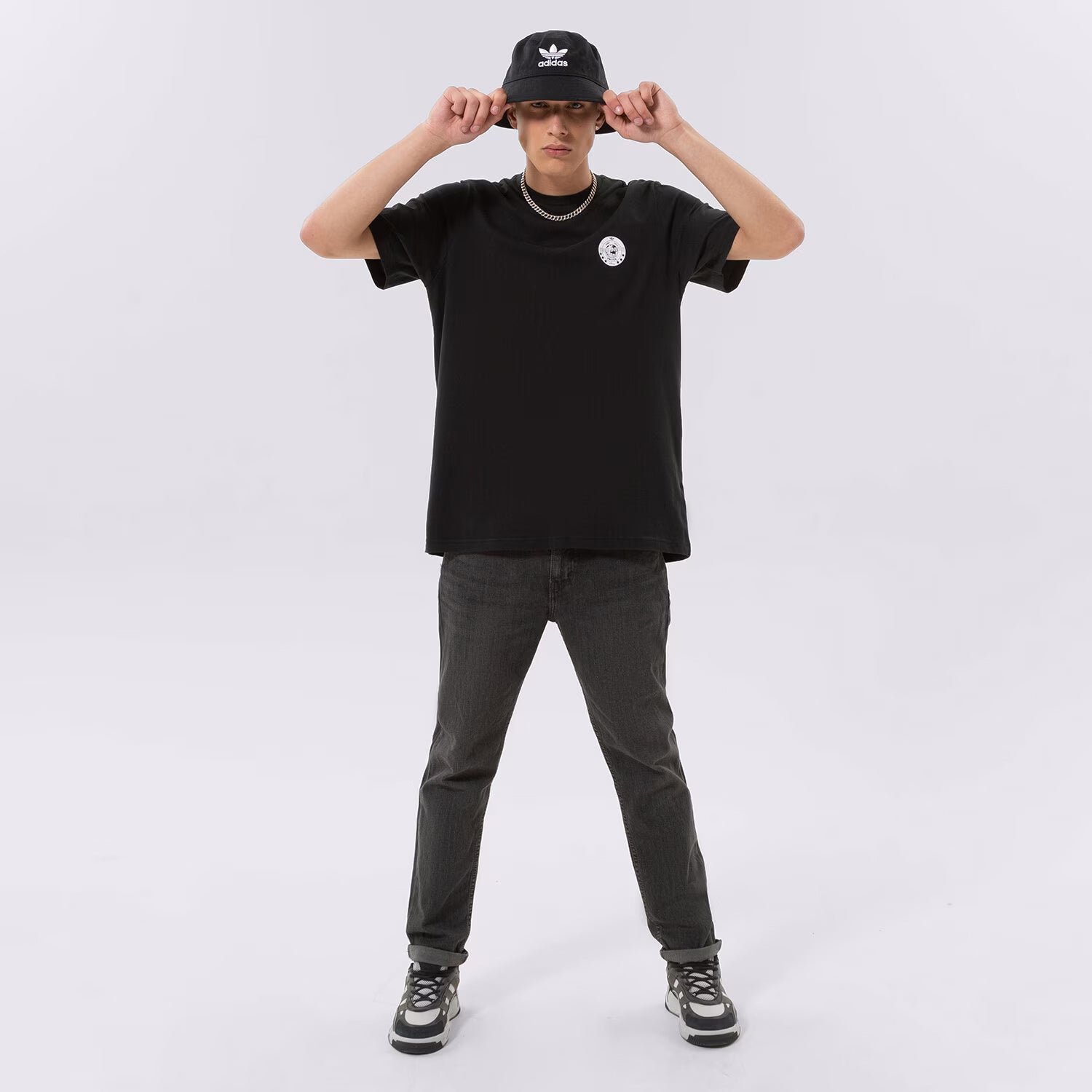 Jean Tapered Taille Mi-Haute Levi's 502 Hi-Ball Noir
