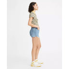 Short En Jean Taille Haute Levi's 501 Bleu